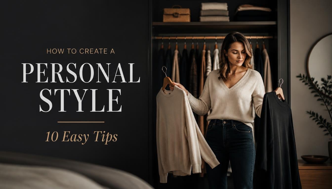 how to create a personal style with a simple everyday wardrobe