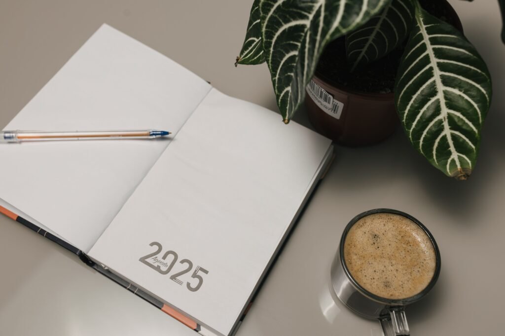 daily to-do list in a notebook