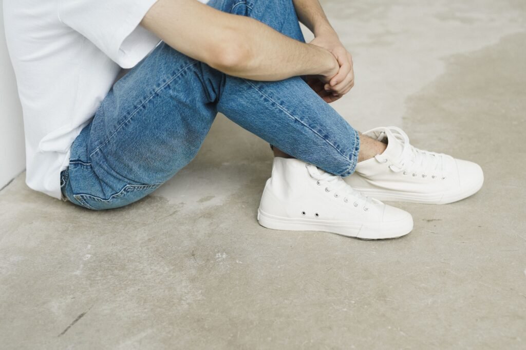 clean white sneakers for a polished everyday outfit